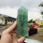 Crystal Tower Natural Gemstone Reiki Polished Chakra Stones Crystal Geode Fluorite Tower Points For Gifts