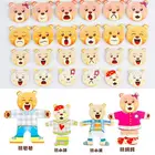 DIY toy colorful 6cm twisty puzzle toy plastic 3d cube puzzle for children play