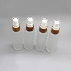 high quality glass spray bottle wood hair product 50ml spray bottle