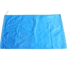 PP woven bag sacks blue color packing vegetable