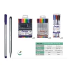 Quality-Assured New Fashion Art Drawing Painting Sketching Coating -Triangle Barrel Fineliner Pen Cap with clip