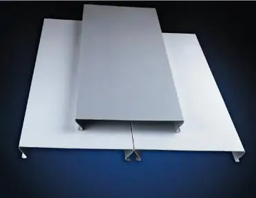 Wind proof Metal Suspended strip ceiling in aluminum material for Airport