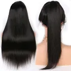 Natural Unprocessed Raw Virgin 10 Inch Mink Brazilian Hair Wigs 100% Human Hair 360 Lace Frontal Wig