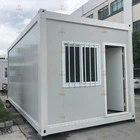 Portable movable prefab Container Office workshop prefabricated flat pack container Homes