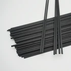 Gift Black Diffuser Sticks Low MOQ 40cm Black Rattan Stick Aroma Reed Diffuser Set Gift With Black Box