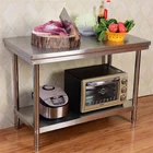 Premium Commercial corrosion preventive stainless steel work table for Restaurant work table designs