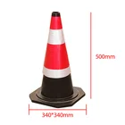 clear acrylic traffic cones pvc silicone traffic cones