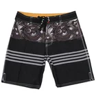 bermuda de nadar black waterproof beach wear men swim trunks striped short
