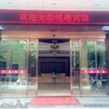 Commercial residential building entrance double or single sliding automatic sensor door with drive unit