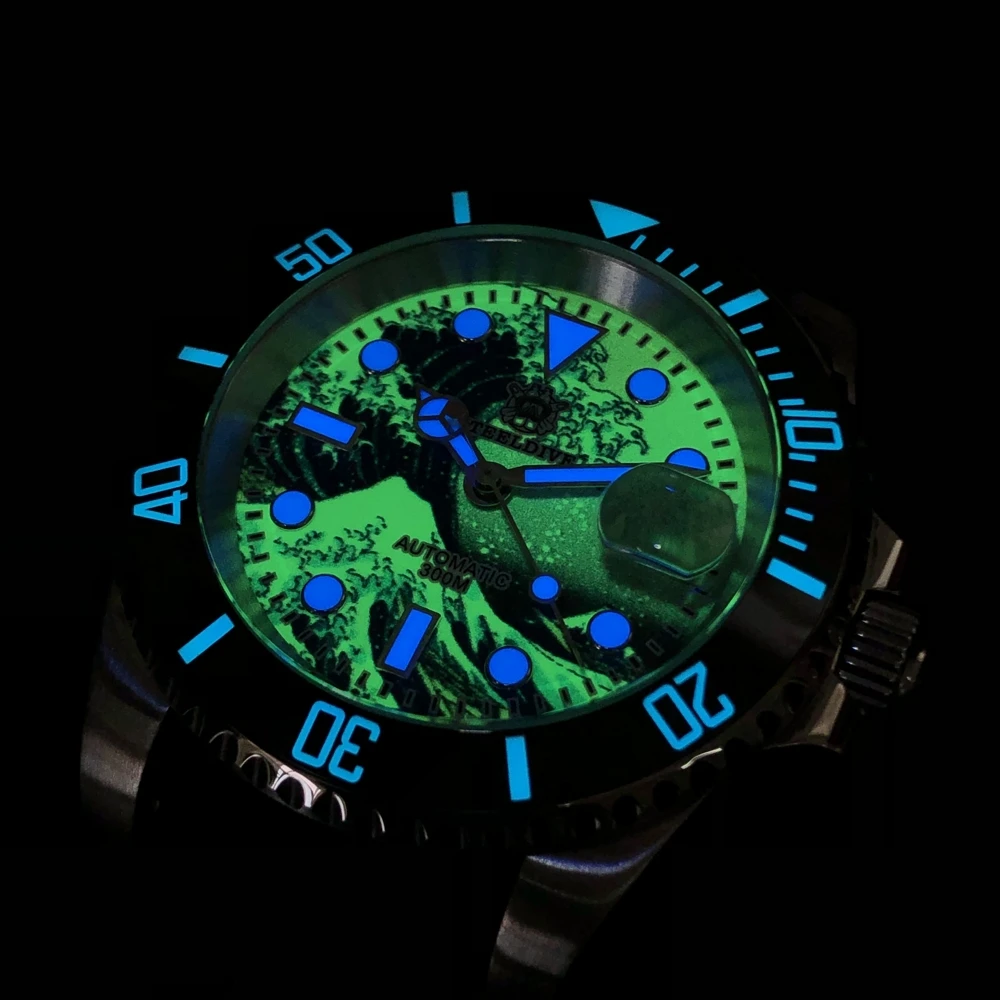 Steeldive Kanagawa Sd J New Arrival Full Luminous Dial M Water