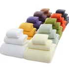 22 Colors 3 Pcs Cotton Absorbent Face Hand Bath Towel Sets Thick Bathroom Towels Cotton Adults Kids Towel Set