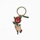 Best quality promotional custom coffee cup keychain for gifts