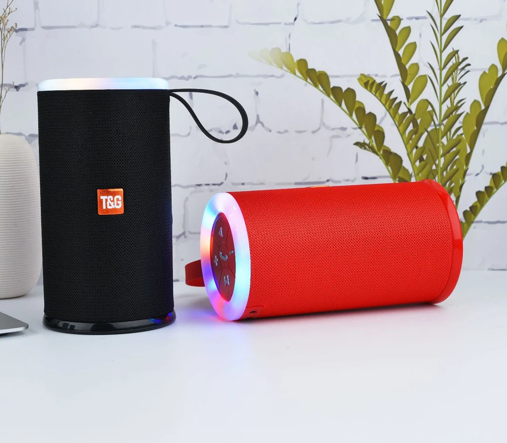 2019 New TG512 Bluetooth Speaker Portable wireless Colorful LED Light stereo subwoofer speaker Wireless Loudspeaker - ANKUX.COM