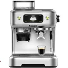 1,58mm filter 20bar ULKA pump built in grinder espresso coffee machine LCD screen espresso coffee maker with grinder