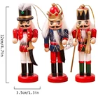 Wholesale resin puppet toy wooden soldier nutcracker for christmas decoration for christmas themed party