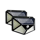 100 LED Solar Light Outdoor Solar Lamp Powered Sunlight Waterproof PIR Motion Sensor Street Light for Garden Decoration