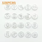 Button Button Wholesale Fancy Pearl 18L Polyester Resin Shirt Button For Shirts