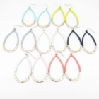 CHINA beautiful handmade simple design drop hoop earrings