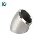 Stainless Steel 45 Degree Elbow SS304 Butt Welded Pipe Fitting