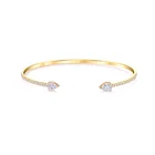 Women accessories crystal bracelets open bangle jewelry watch