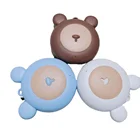 2020 Personal Cute Bear Wearable Donut Necklace Air Purifier Humidifier with Ozone Portable Uvc Neck Air Purifier
