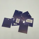 High End Custom Color and Logo Clothing Hang Tag