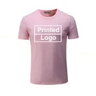 For T-shirt 100% Cotton Round Neck O-neck Short Sleeve Customized Pigment Ink For T-shirt Printing