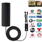 Tv Indoor Aerial F Male/IEC 50 Miles DVB-T Amplifier Indoor Digital Hdtv Antenna Tv