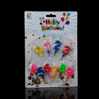 Paraffin Wax Candle Digital 2019 Wholesale Print Rainbow Birthday Number Candle Party Digit Candle