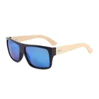 New Retro Wood Men Bamboo Sunglasses Women Brand Design Wooden Sun Glasses Unisex Square Eyewear