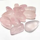Natural crystal rose quartz rough gravel raw rose quartz for healing