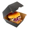 Kraft Paper Brown Custom Burger Box To Burger For Fast Food