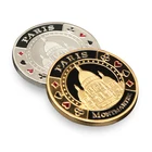 Graphic Customization New Metal 40mm 3 Color Enamel Gold Silver Plated Iron Blank Custom Made Poker Chips