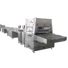 Decoration Flowers Chocolate Coating Machine For Biscuit
