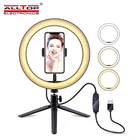 Dimmable round tiktok makeup photography video selfie phone live 11W 33cm led studio light