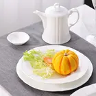 P&T Royal Ware Manufacturer White Bone China Tableware Restaurant Dining Plates Set