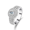 Sun Flower Jewelry Shine Zircon Ring Premium Women's Ring