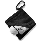 Golf Towel Cotton Custom Design Wet Dry Golf Ball Towel