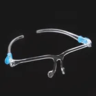 Kitchen anti-smoke protective face glasses frame transparent color