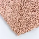 Hot 100% polyester weft knit micro-wool wool fabric for Home Textile