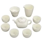 Coffee Custom Logo China Supplier Coffee Tea Accessories White Color Ceramic Cup With Tea Pot Coffee Set