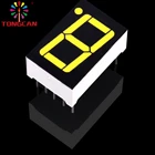 Epistar Chip rohs Super white 0.56 inch 1 digit 7 segment Exporter to Japan white LED display Common Anode