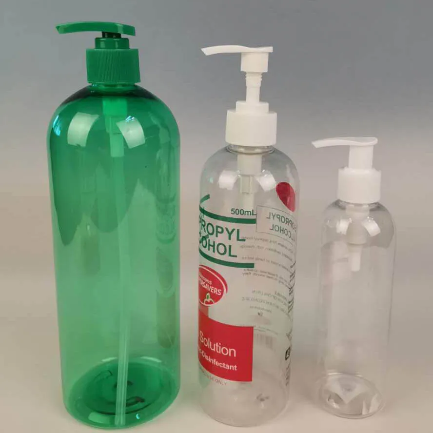 empty shampoo packaging bottles 500ml 750ml 1000ml for personal usage packaging container