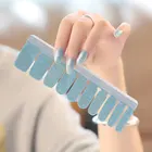 Nail Sticker Glitter Nail Wrap Glitter 100% Real Nail Polish Sticker Nail Wraps Nail Strips