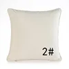 Custom Sublimation Blanks Solid Cushions for Home Decor Cushion Covers with Piping