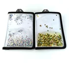 Manufacturer supplier a6 size pvc liquid cover notebook for gift