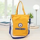 JMPSH FAMA Audit Shopping Organic foldable reusable tote canvas makeup bag custom