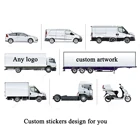 Vinyl Wrap Vinyl Wrap Custom Waterproof Vinyl Vehicle Sticker Full Graphics Printing Van/ Car Wrap