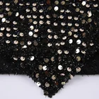 popular dress indian embroidered wedding dress fabric with glitter