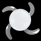 Folding Fan Modern Retractable Folding Transparent Blade Remote High Lumen Led Ceiling Fan With Light